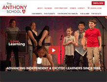 Tablet Screenshot of anthonyschool.org